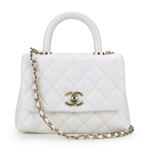 chanel mini white